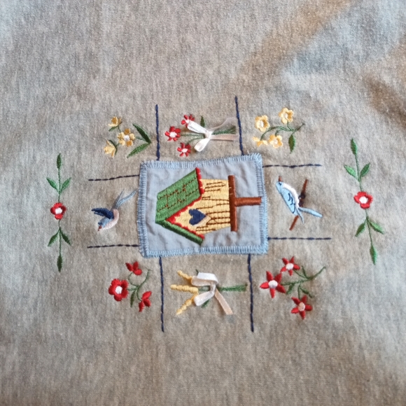 Vintage Grandma Embroidered Sweater - Picture 6 of 7